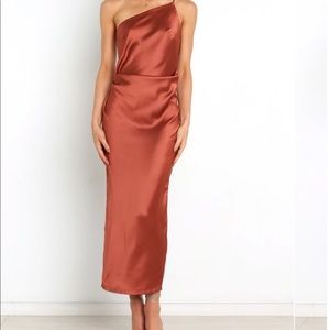 Petal and Pup One shoulder dress